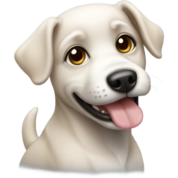 Cute dog emoji