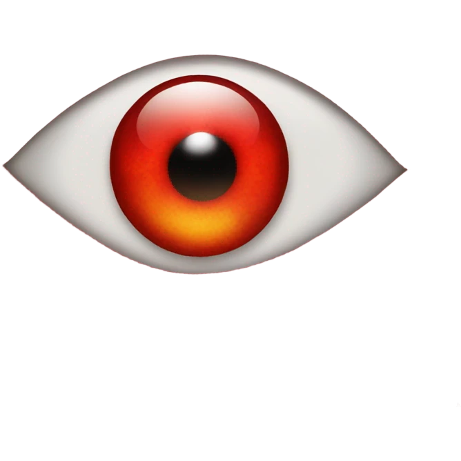 red magical book eye inside emoji