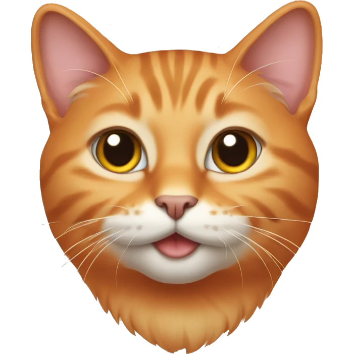 Cat orange  emoji