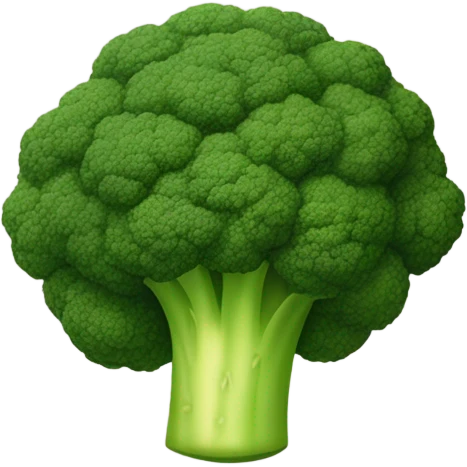 Broccoli hair ￼ emoji