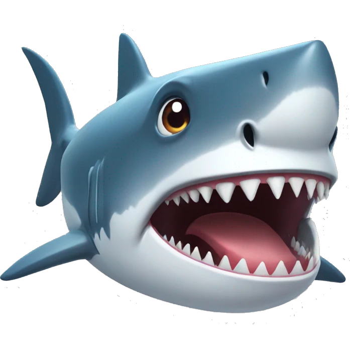 Shark with great teeth  emoji