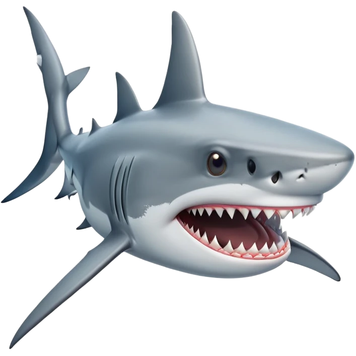 Shark with buck teeth  emoji
