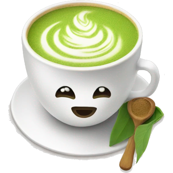 Matcha latte emoji