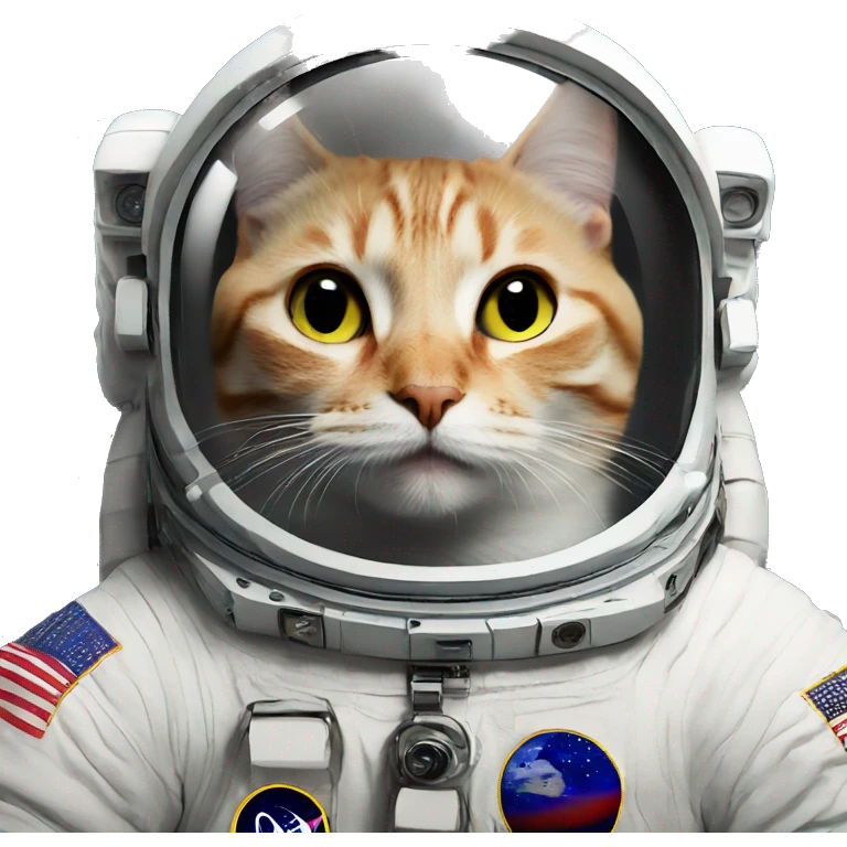 astronaut cat in space  emoji