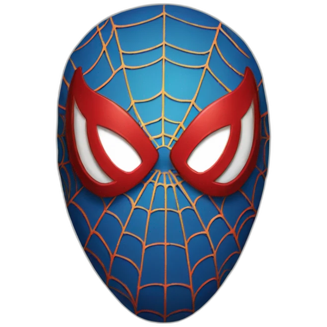 Spiderman mask emoji