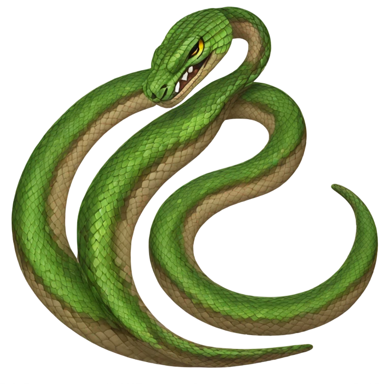 Viper skiing  emoji
