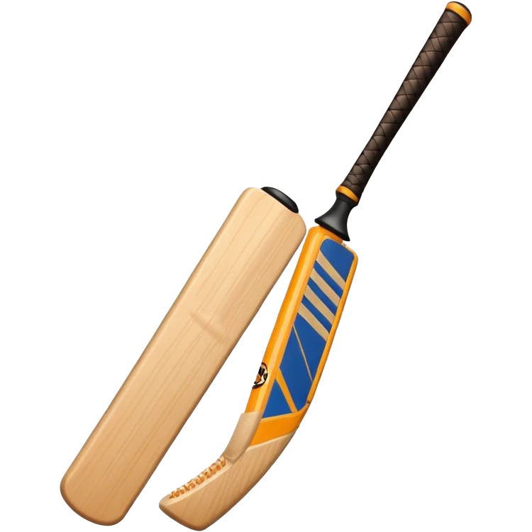 make a emoji of cricket bat emoji