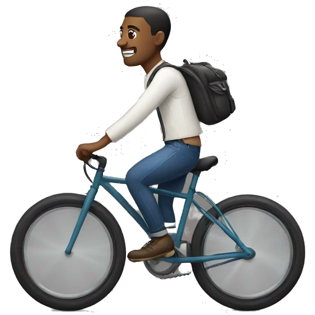 Man on bike emoji