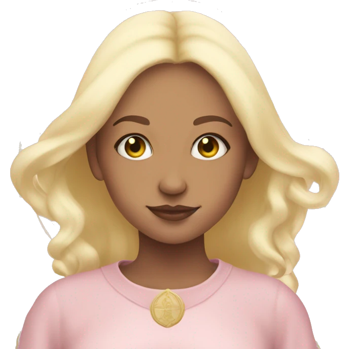 light pink tarot cards magic blonde girl emoji
