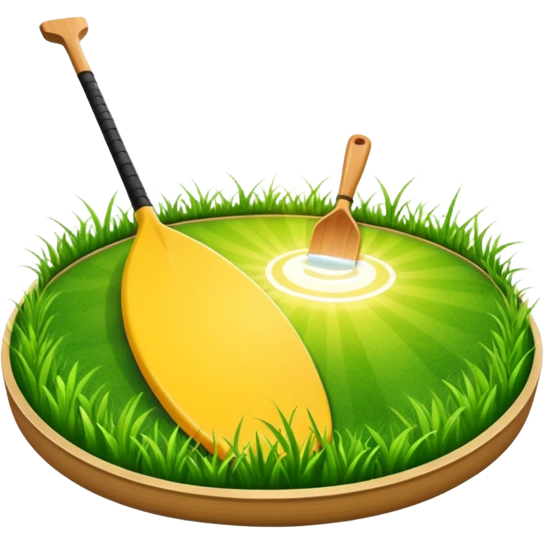 Paddle field scenery emoji