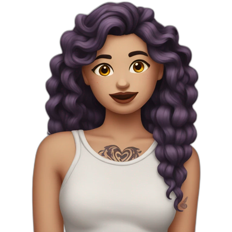 Coeur tatouage emoji