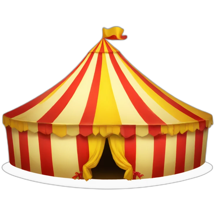 yellow-and-red-circus-tent emoji