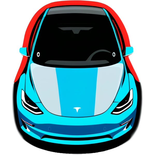 Tesla model 3 emoji