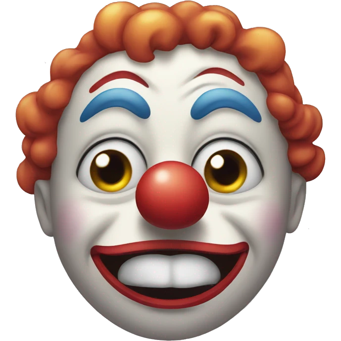 clown face sobbing emoji