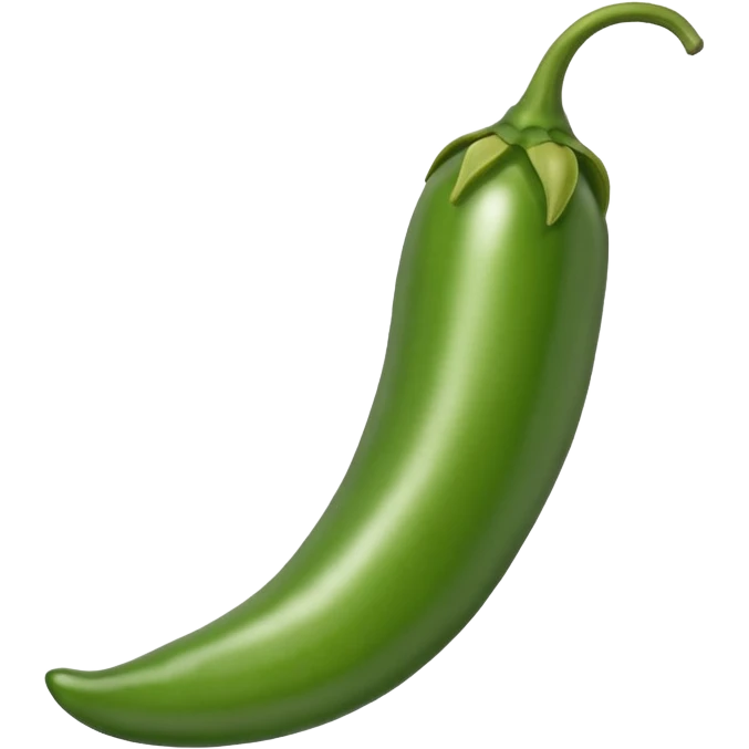 Green chili emoji
