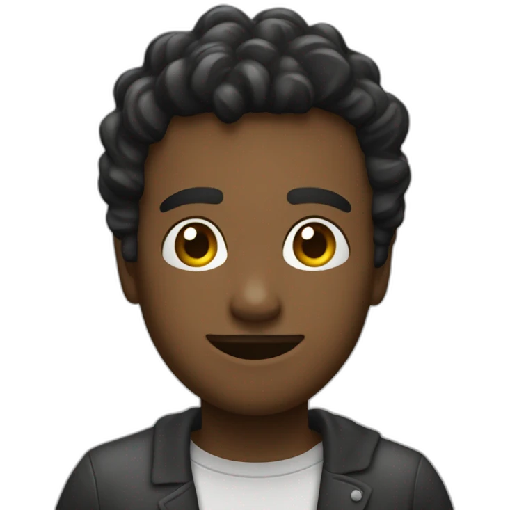 persona sacandose foto con celular emoji