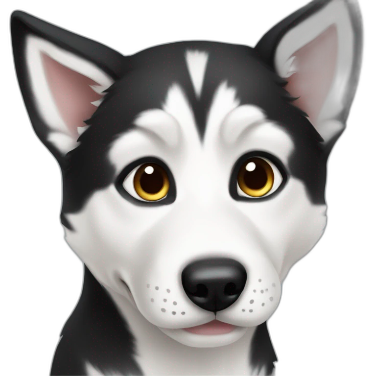 puppy husky dog emoji