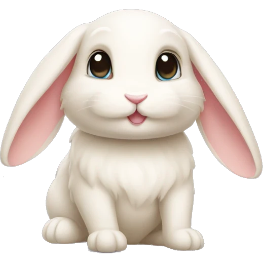 Vanilla bunny emoji