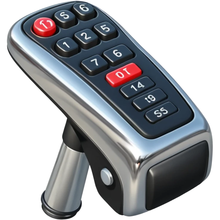 Manual Car transmission 1 2 3 4 5 R emoji