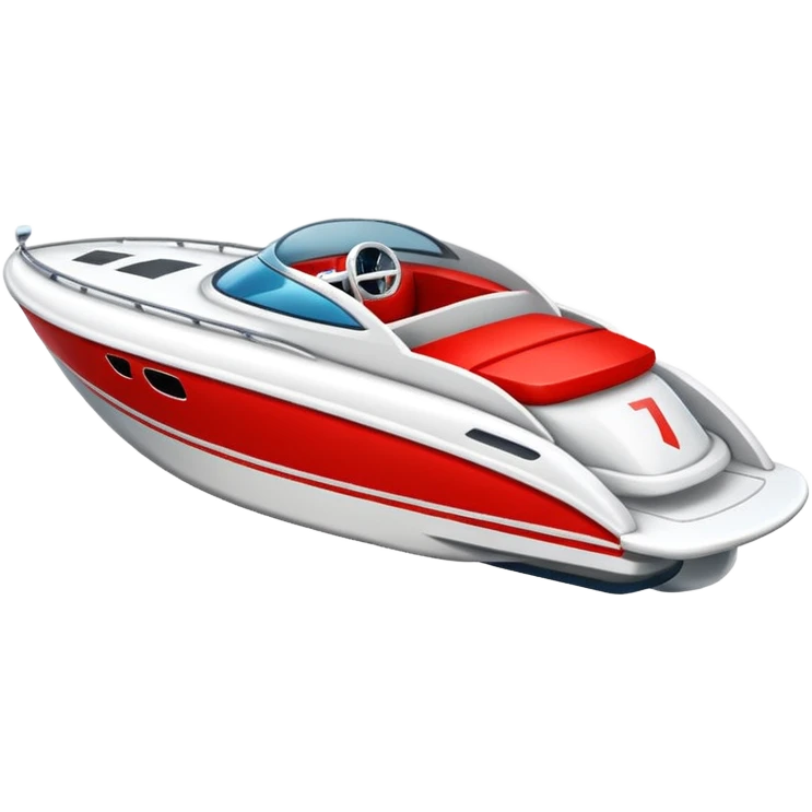 Speedboat emoji