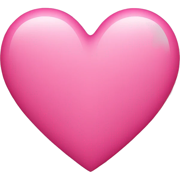 Pink heart emoji