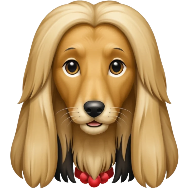 perro afgano emoji