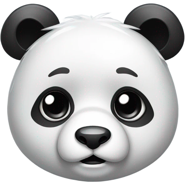 Sweaty panda emoji