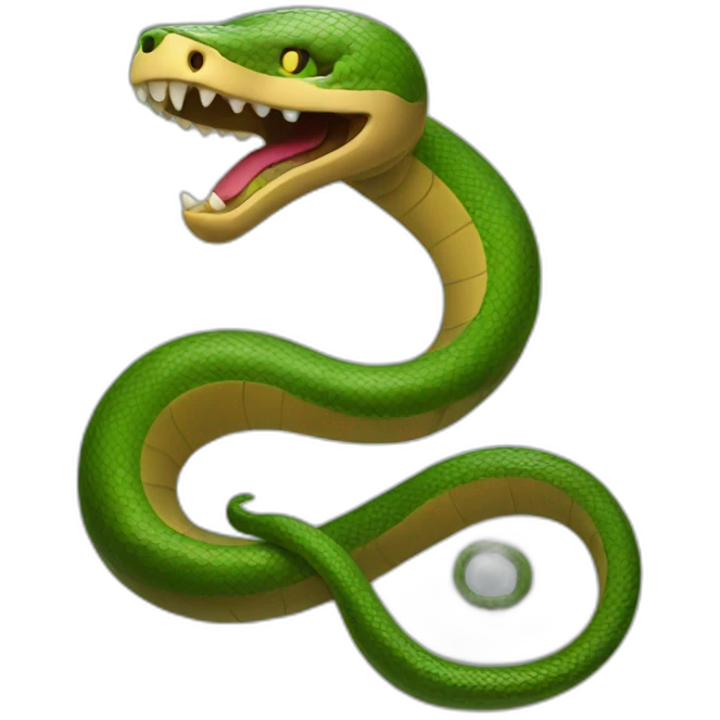 Metal music snake emoji