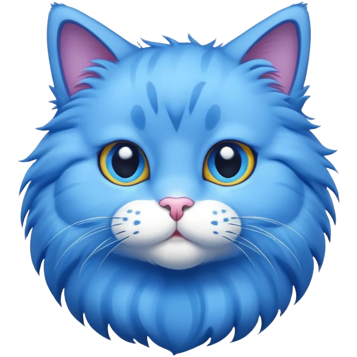 blue cat emoji