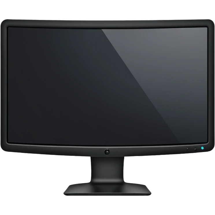 Create a curved monitor for roll playing games emoji