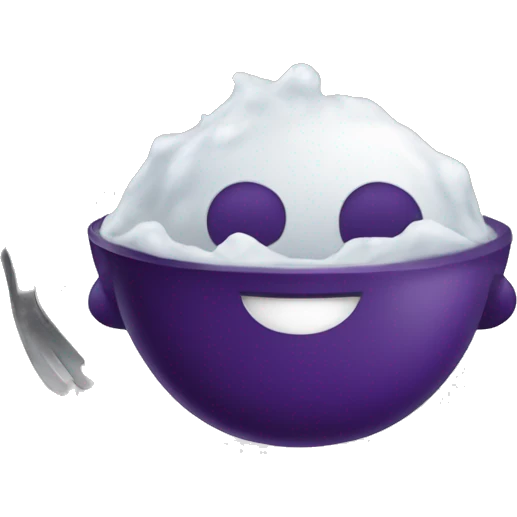 Eggplant washing dishes emoji