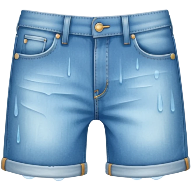 Wet Jean shorts emoji