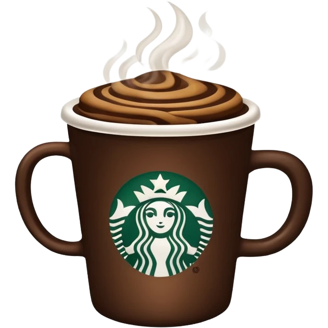 Starbucks coffee emoji