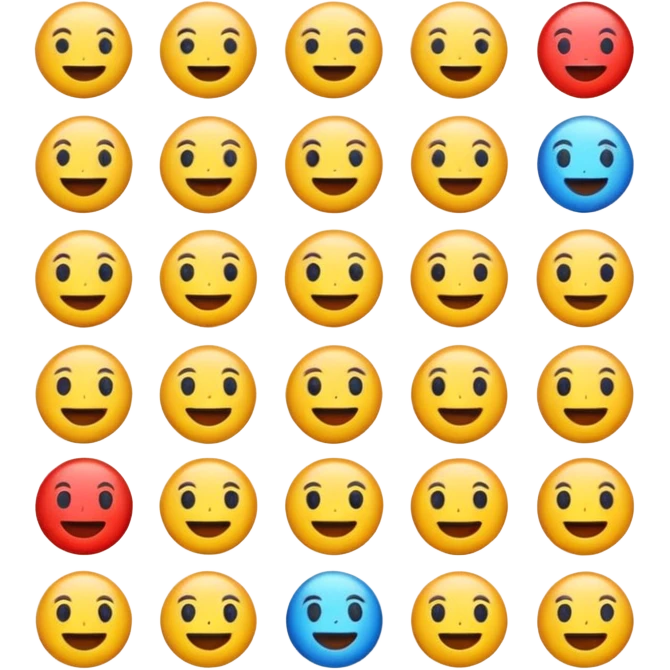 solo 1 emoji che rappresenta tutti emoji