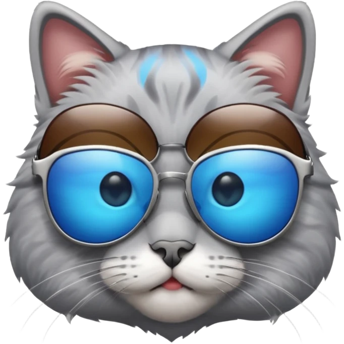 Cat wearing sunglasses emoji