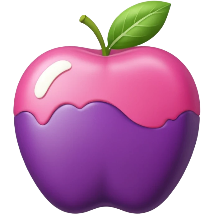 Healthy food  : 3d Icon with color of D0B8FF
 emoji