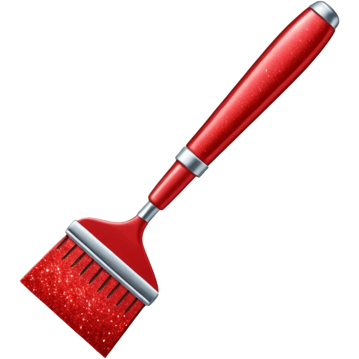 red glitter tool office emoji