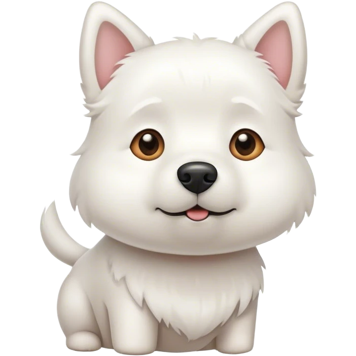 White dog emoji