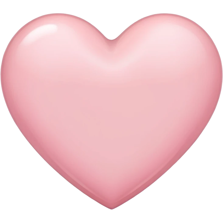 light pink heart emoji