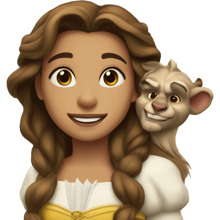 Beauty and the beast  emoji
