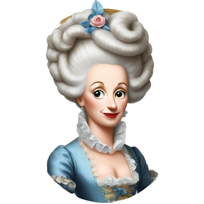 marie antoinette portrait emoji