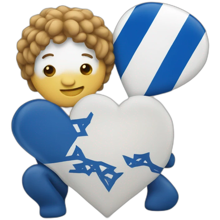 State of Israeli love emoji