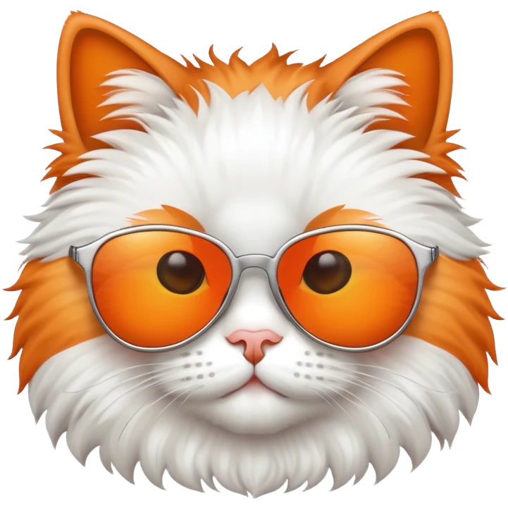 Cat wearing sunglasses emoji