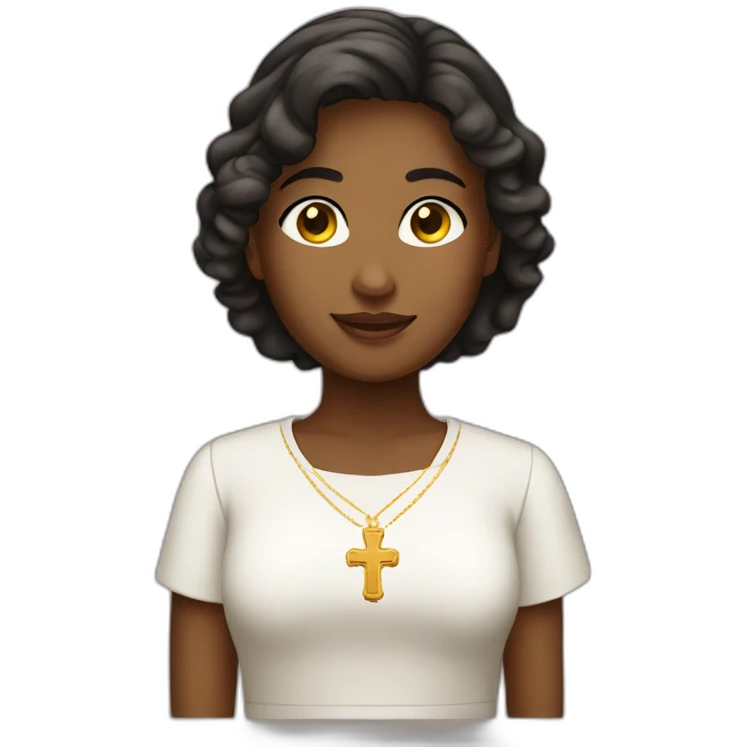 Cristianity girl emoji