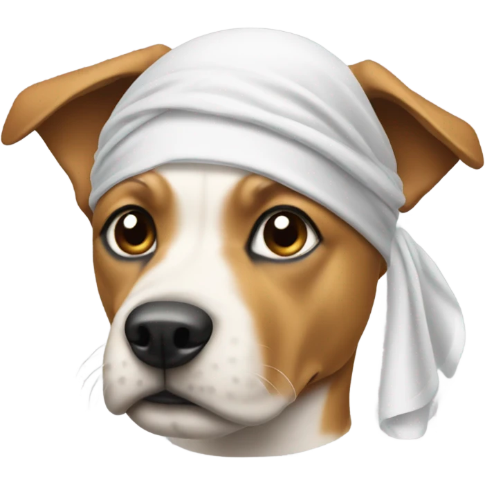 dog wearing durag emoji