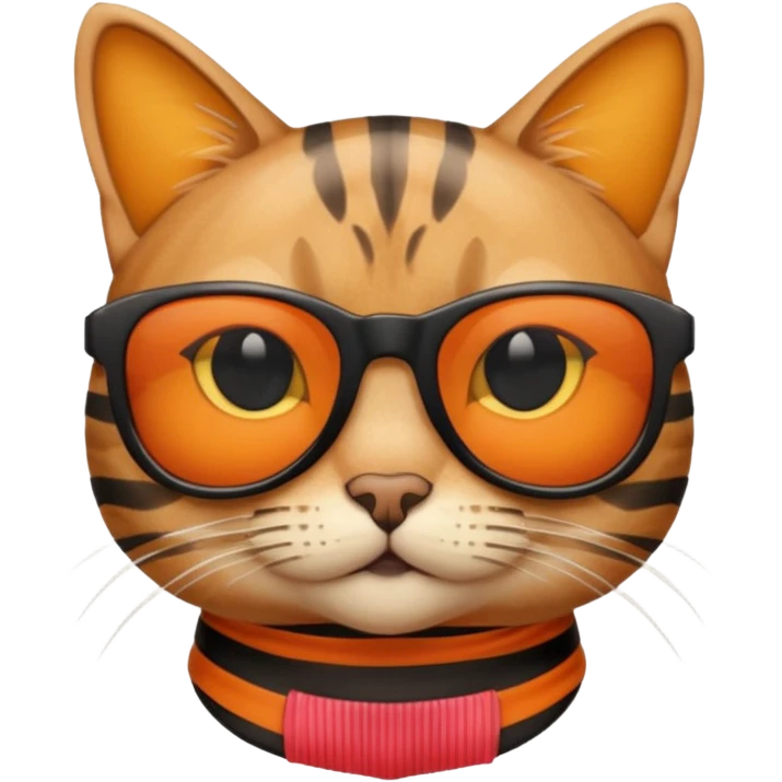 Cat wearing sunglasses emoji