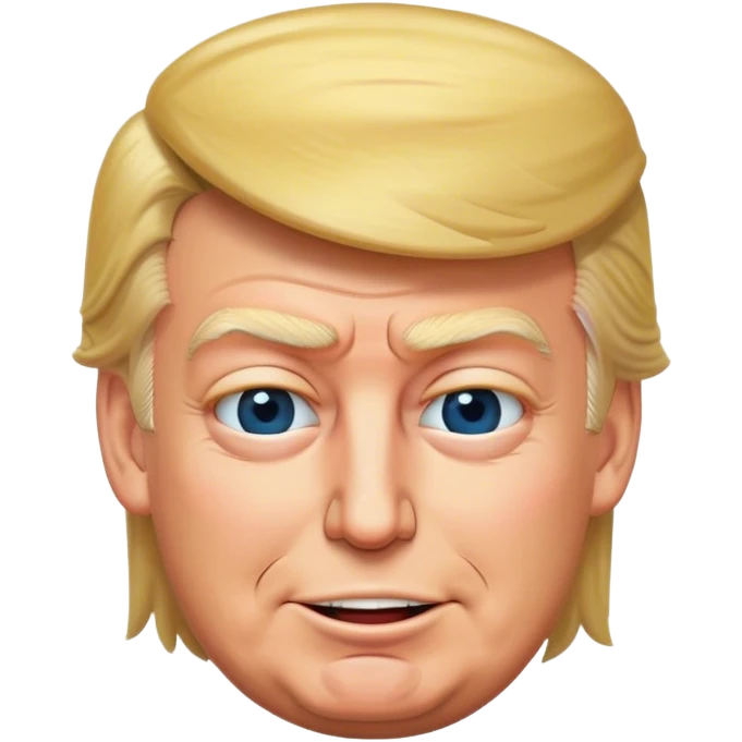 Trump winks emoji