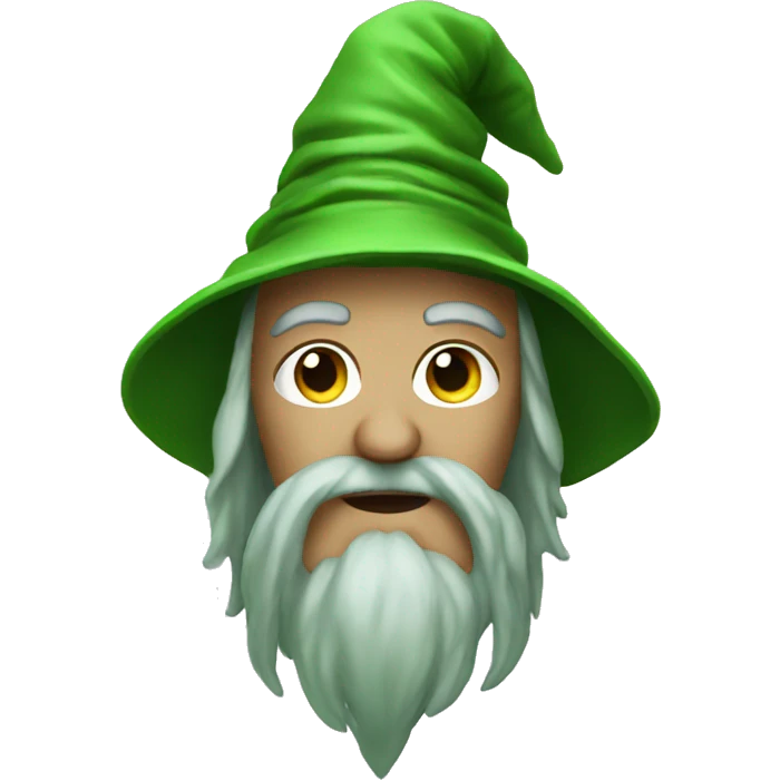 Green wizard emoji