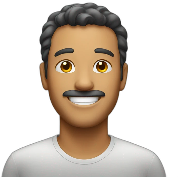 Happy man emoji