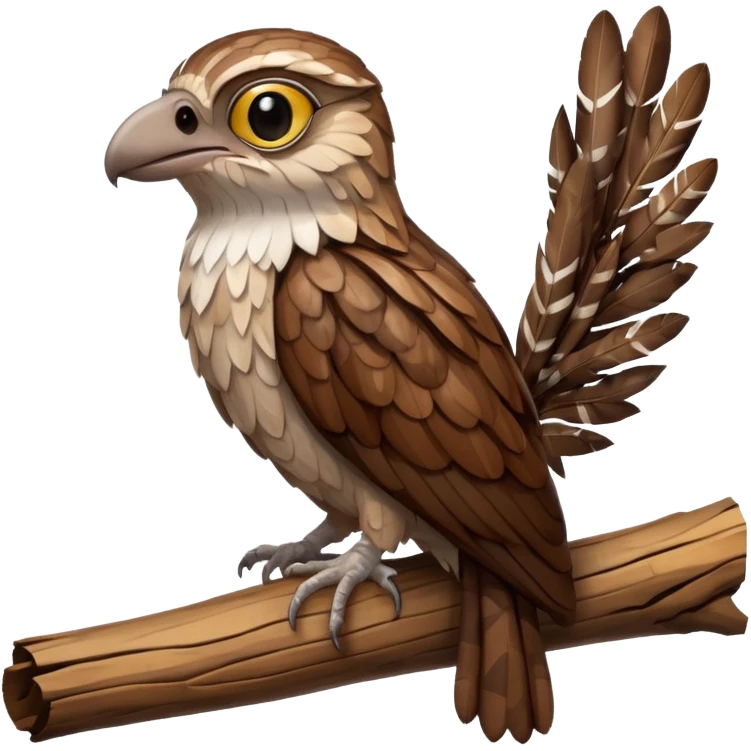 cute potoo emoji